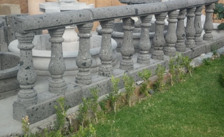 barandal de piedra